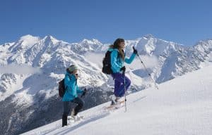 Itinéraire raquettes Colombaz Contamines Montjoie