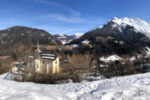 Itinéraire raquettes Saint-Nicolas-de-Véroce Contamines Montjoie